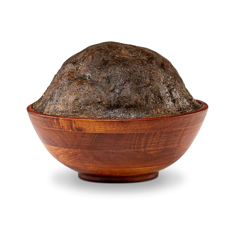 Plant Guru African Black Soap Paste 8 oz. - Pure & Natural Traditional Skincare for Face, Body & Hair. | Handmade Cleanser for All Skin Types. Imported From Ghana.