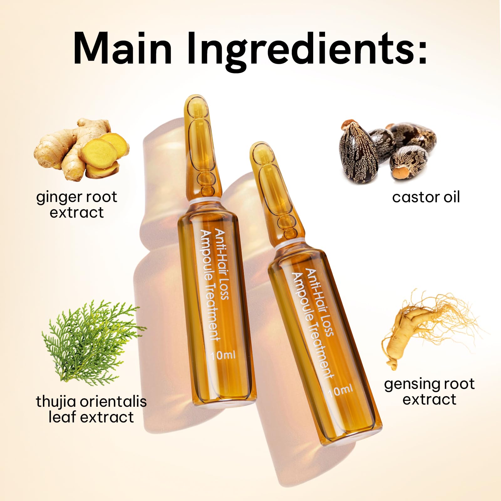 Nuspa Rejuvenating Revitalizing Anti Hair Loss Ampoules Treatment,Stabilizing Barrier Scalp, Follicles Hair Growth Serum For Men Women