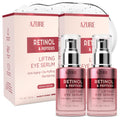 AZURE Retinol & Peptides Lifting Eye Serum - Anti Aging, De-Puffing & Revitalizing Dark Circle Corrector - Reduces Wrinkles, Fine Lines & Under Eye Bags - Skin Care Made in Korea - 30mL - 2 pack.
