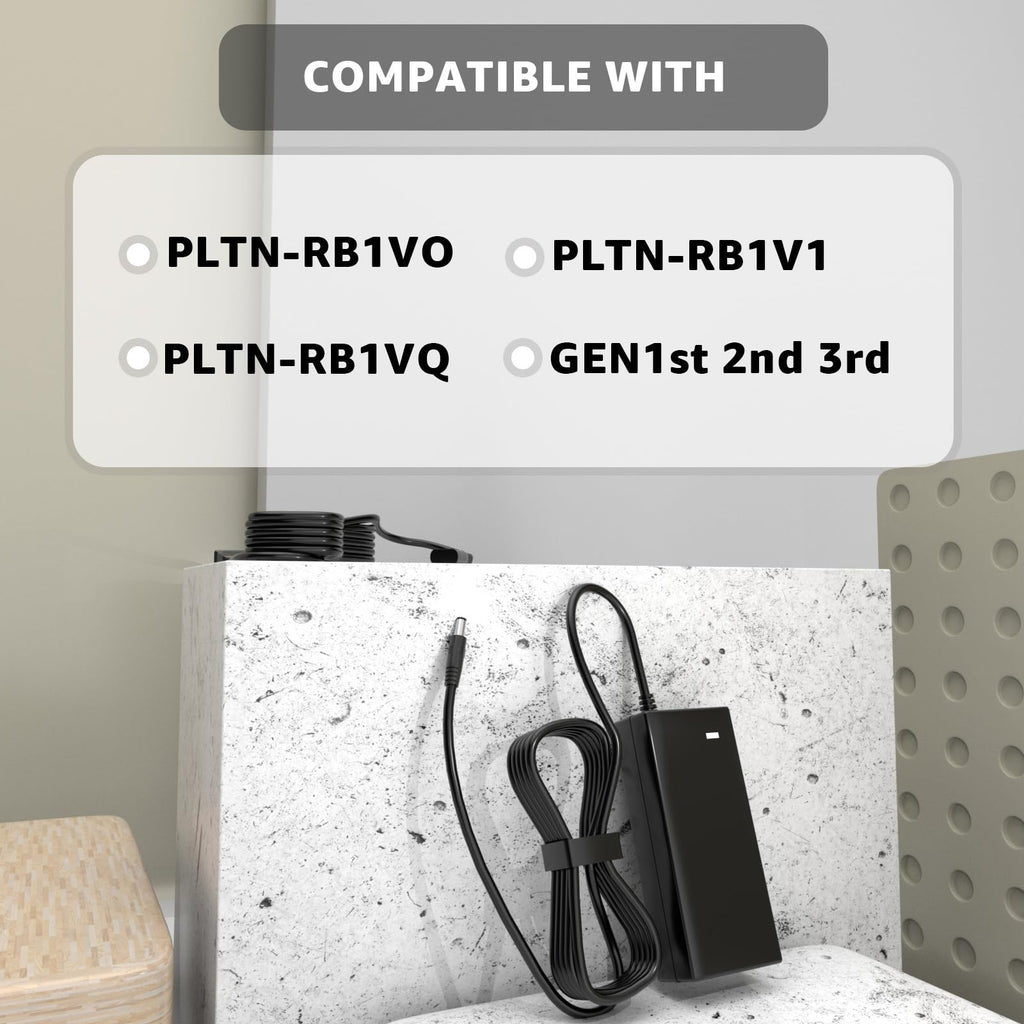 Norward Replacement for Peloton Bike Power Cord for Peloton PL-01 Charger