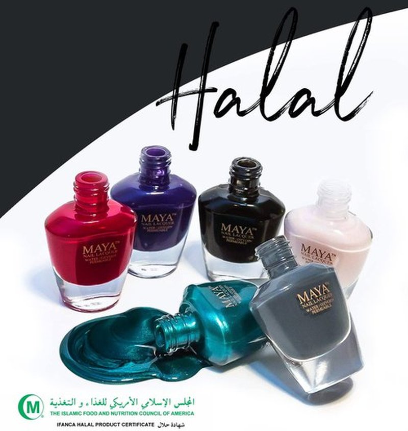 MAYA Nail Lacquer (Top Coat). Breathable, Made in the USA, and "9-FREE"