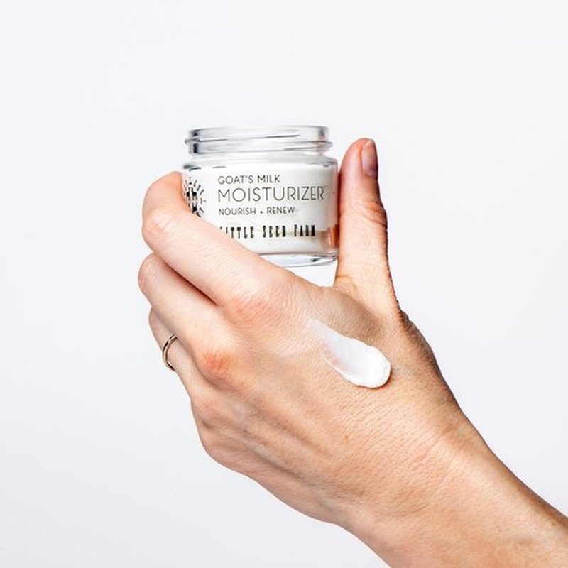 Little Seed Farm Goat's Milk Face Moisturizer - Organic All-Natural Hydrating Cream - 2.0 Ounce