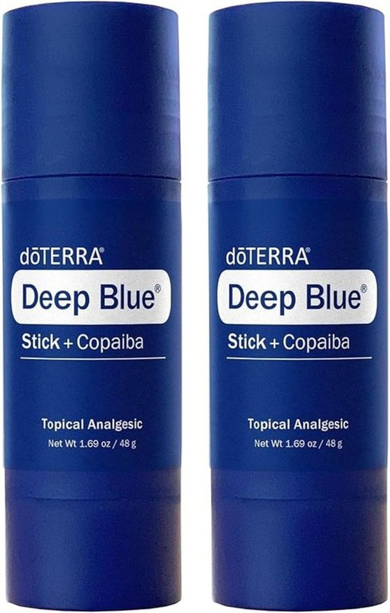 doTERRA Deep Blue Stick - Soothing Pain Relief | Convenient 2-Pack for Easy Use