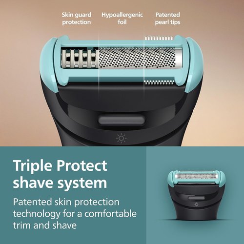 Philips Norelco Body Groomer - Waterproof Men's Full Body Trimmer with Travel Case & 2D Flexing Head, BG7490/50