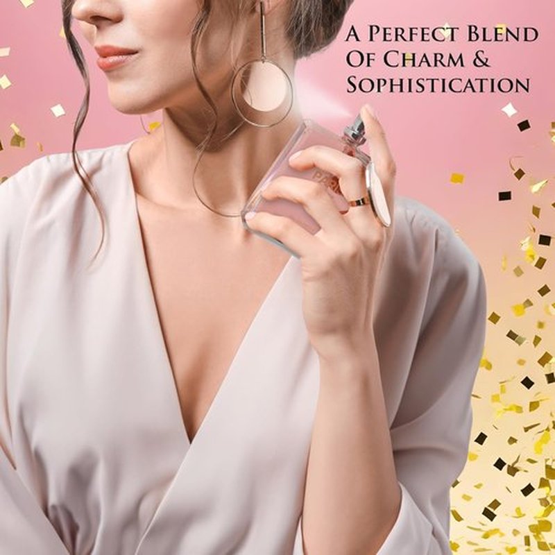 NovoGlow Paris Eau de Parfum Spray for Her - Long-Lasting Women's Fragrance, 3.4 Oz | Perfect Gift for Any Occasion