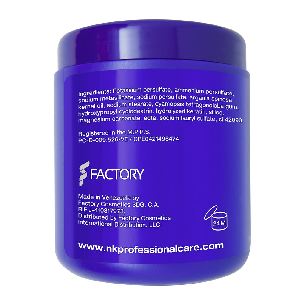 NK Professional Care DiColor Blonde | bleaching powder | lightener for hair | Lightens +8 shades without damaging the hair strand. (500 g)