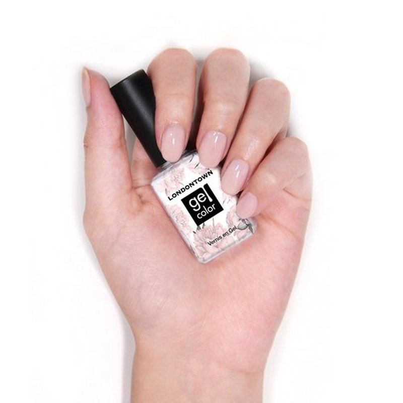LONDONTOWN UV/LED Gel Nail Polish - Long Lasting, Chip Resistant High Shine Color - Glossy Sheer Pink, Cheerio, 12ml/.40fl oz
