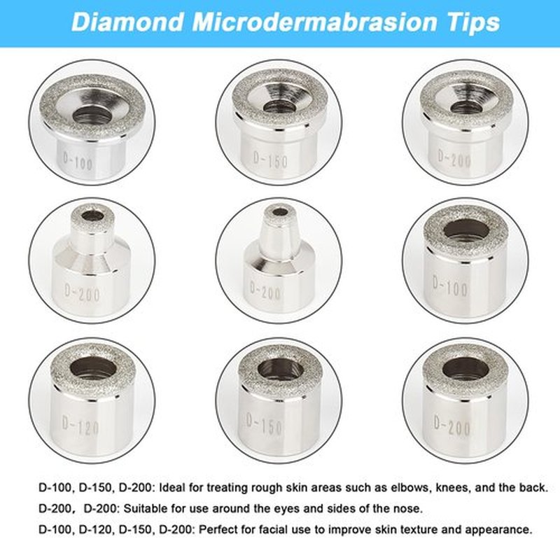 AIMENGXI 3 in 1 Diamond Microdermabrasion Machine, Professional Beauty Facial Care Equipment Microdermabrasion Device with Vacuum Spray Skin Care for Salon Personal Home Use,108a