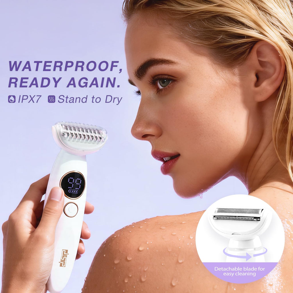 DSP 5-in-1 Ladies Grooming Kit IPX7 Waterproof for Eyebrow Nose Body Hair