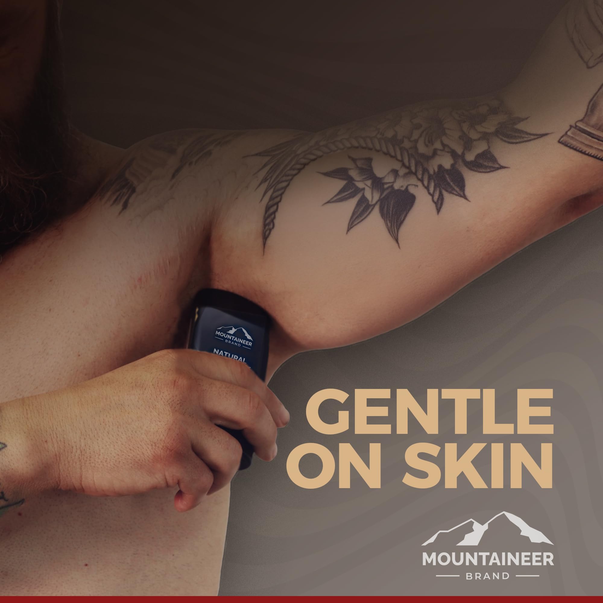 Mountaineer Brand Natural Deodorant for Men | Aluminium Free | Made in West Virginia | Scents Inspired by Nature | Organic & Non Toxic | Odor & Sweat Control | 2.65 oz (Timber)