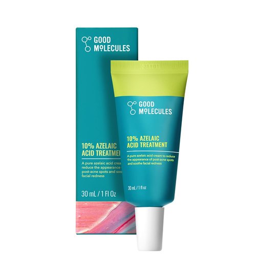 Good Molecules 10% Azelaic Acid Treatment - Soothing Formula for Redness & Uneven Tone | Brightens Dark Spots & Refines Texture | Vegan & Fragrance-Free (30ml)