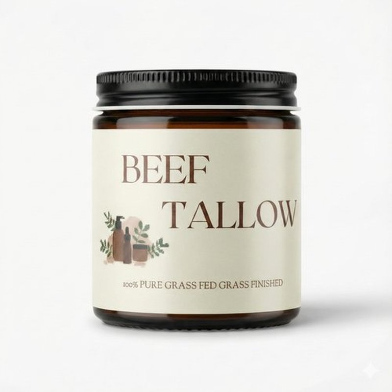 IKARIAN 100% Grass Fed Beef Tallow for Skin Care | Premium Whipped Moisturizer | Face + Body | Single Ingredient, All natural | 4 FL. oz. (Unscented)