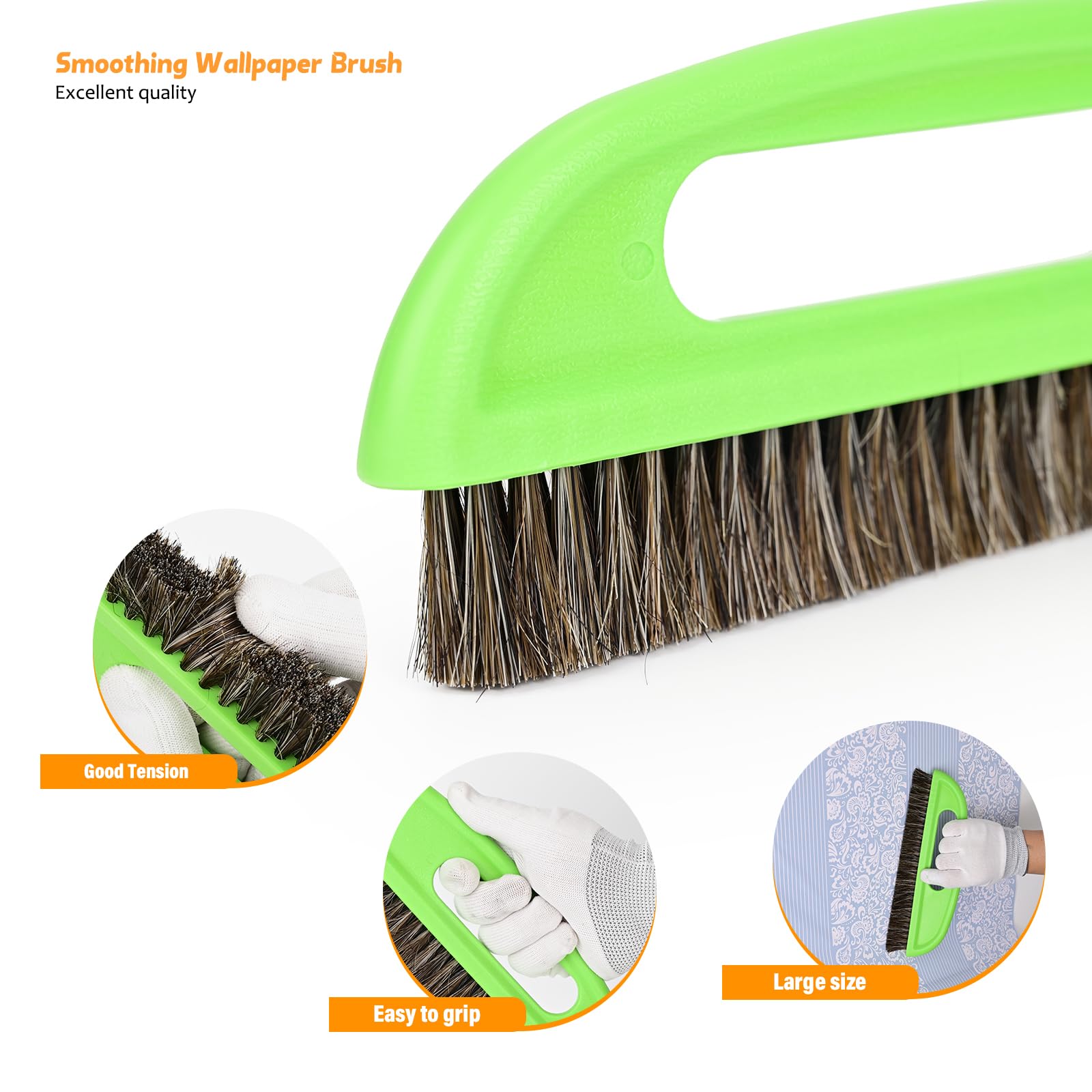 EHDIS Wallpaper Smoothing Tool,Peel and Stick Contact Paper Tool Kit Wallpaper Smoothing Squeegee Wallpaper Paste,Razor Scraper Tool for Wallpaper Peeling, Vinyl Backsplash Window Film Installing
