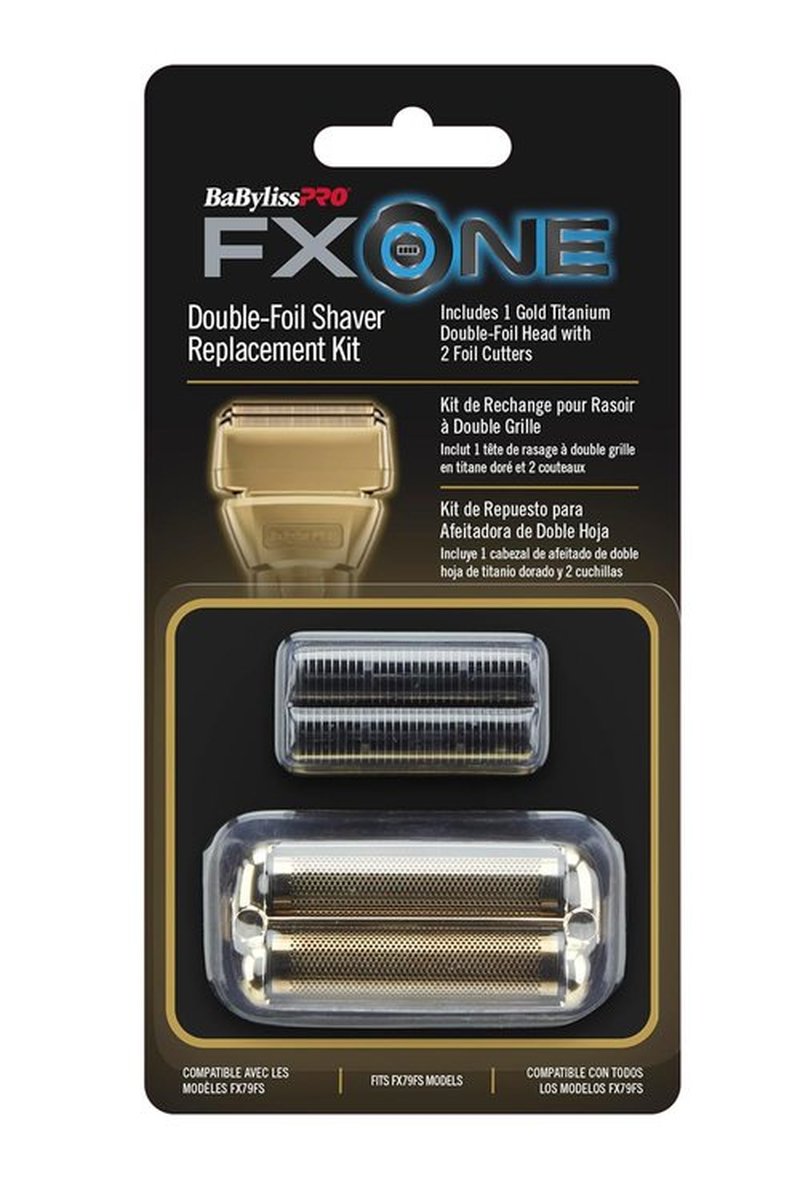 BaBylissPRO FXONE Double Foil Shaver - Precision Replacement Foil & Cutter Set