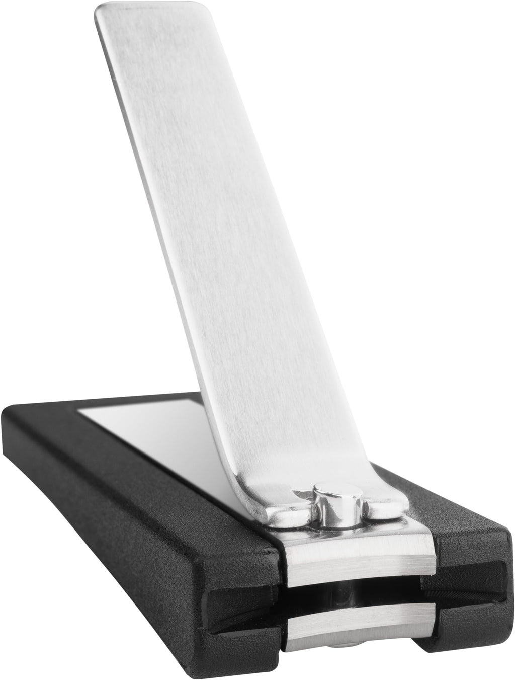 ZWILLING Nail Clipper (with Nail Catch Box, Strong Leverage for Finger- and toenails, Slightly Curved Cutting Edge), Premium, Black, 2.5 inch