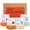 Yeokoe Turmeric Soap Bar & Rice Water Shampoo Conditioner Set - Deep Cleansing, Spa Gift for Women