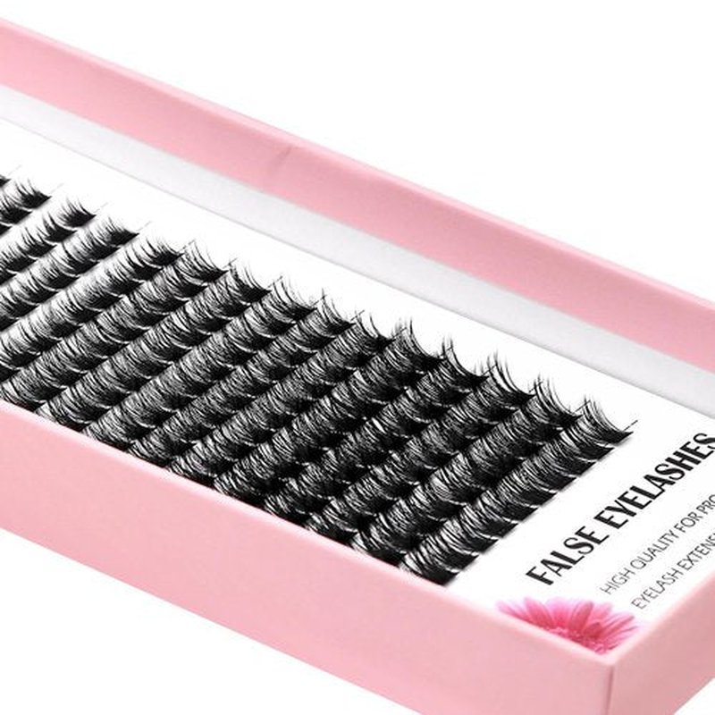 Bodermincer Lash Clusters 180pcs D Curl Color Black/Brown 10-12-14mm Mixed Eyelashes Lash Cluster Premuum Individual Eyelash Extensions for a Stunning,Natural Appearance (Black 10-12-14mm Mixed)
