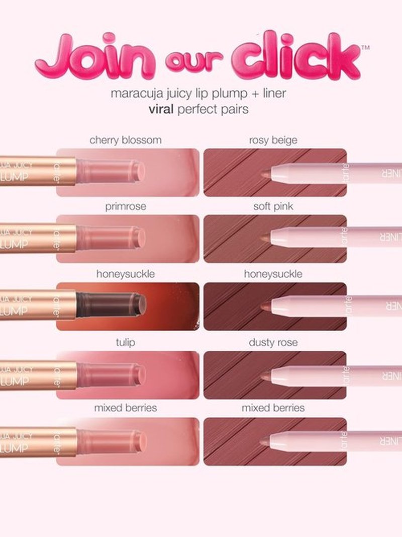 Tarte Maracuja Juicy Lip Plump - Hydrating Volumizing Lip Gloss Balm with Hyaluronic Acid & Vitamin E