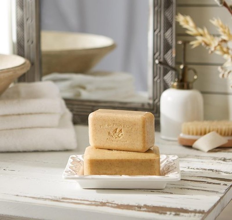 Pre de Provence Moisturizing Soap Bar - Shea Butter Enriched | Long-Lasting Honey Almond, 5.3 Ounce