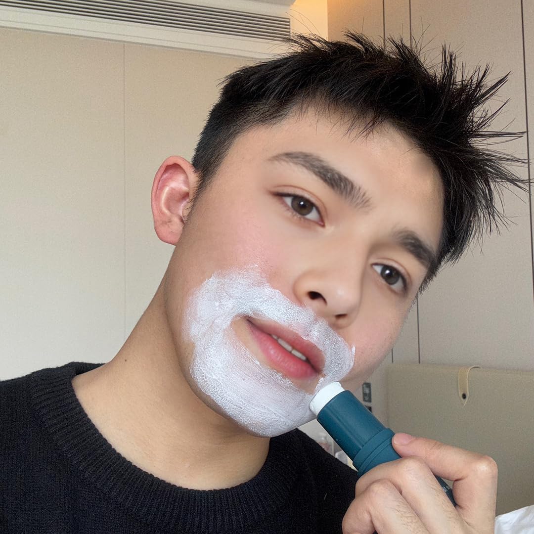 KWAN YEE GOR Shave Stick Bar and Face Wash for use with all Wet and Dry Shavers