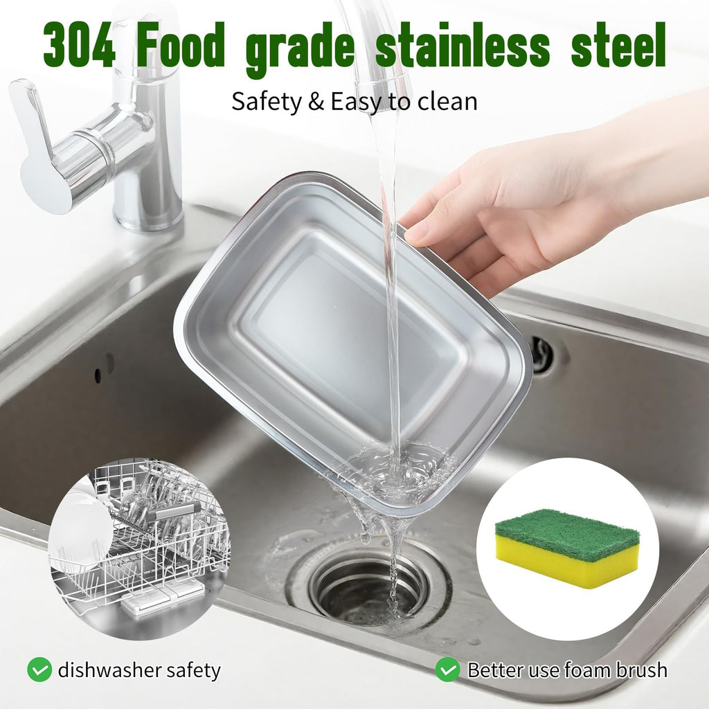 MDHAND Heated Lunch Box for Men - 18000mAh Battery Powered Cordless Electric Lunch Box for Adults Worker, Commuters, Drivers, 5 Side Self-Heating, Scheduled Heating & 6.3 Cups Container
