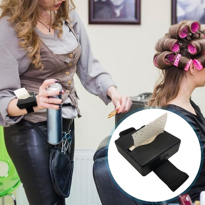 Hair Curling Paper 180Pcs Perm Papers Wristband Perm Paper Box Ultra Thin Hair Perm Paper for Salon Barber Shop Home Hair Perms Papers