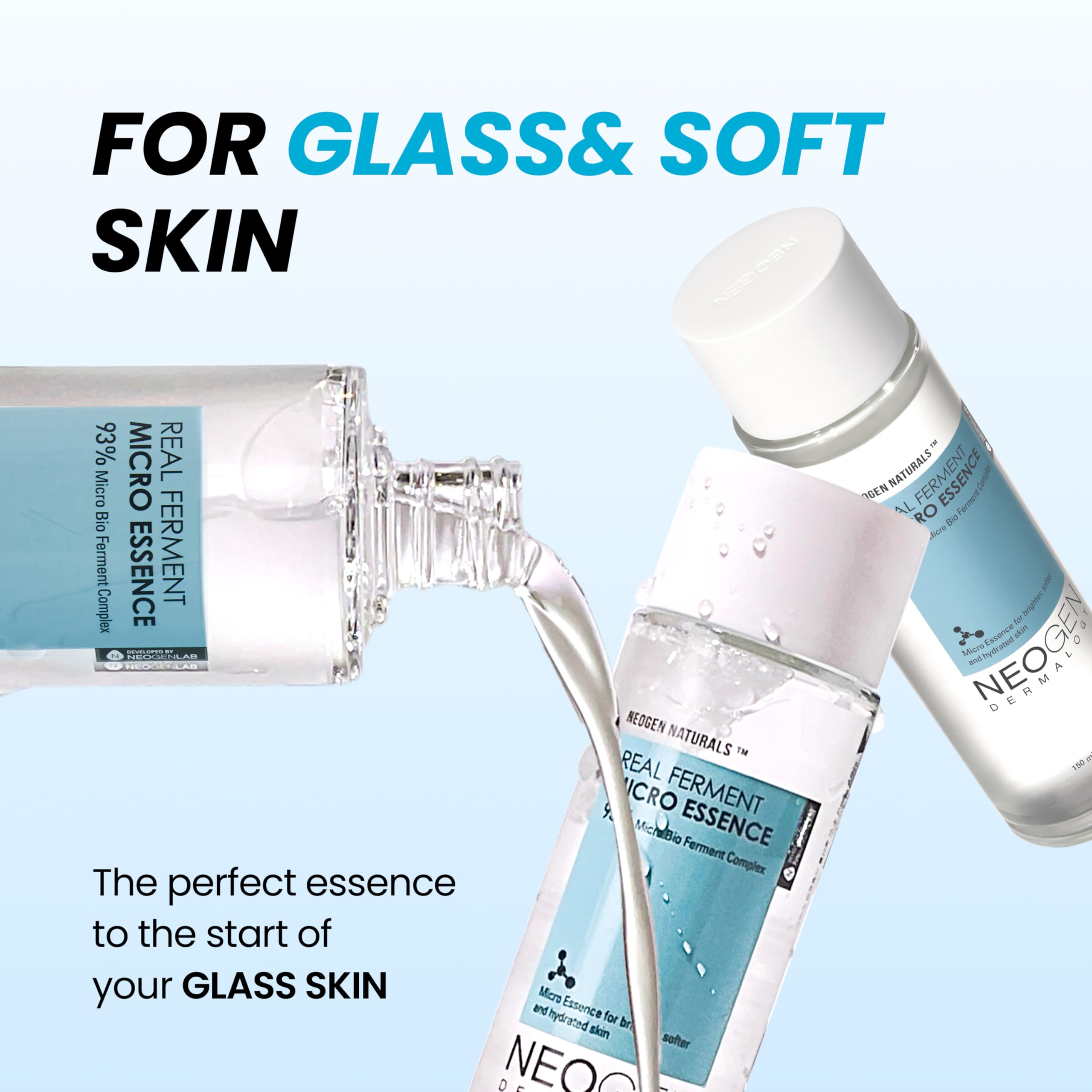 Neogen DERMALOGY Real Ferment Micro Mist - Naturally Fermented Rice Ingredients & Hyaluronic Acid for Hydrated, Brightened and Healthy Skin (Micro Mist 3.89 Fl Oz (115ml))