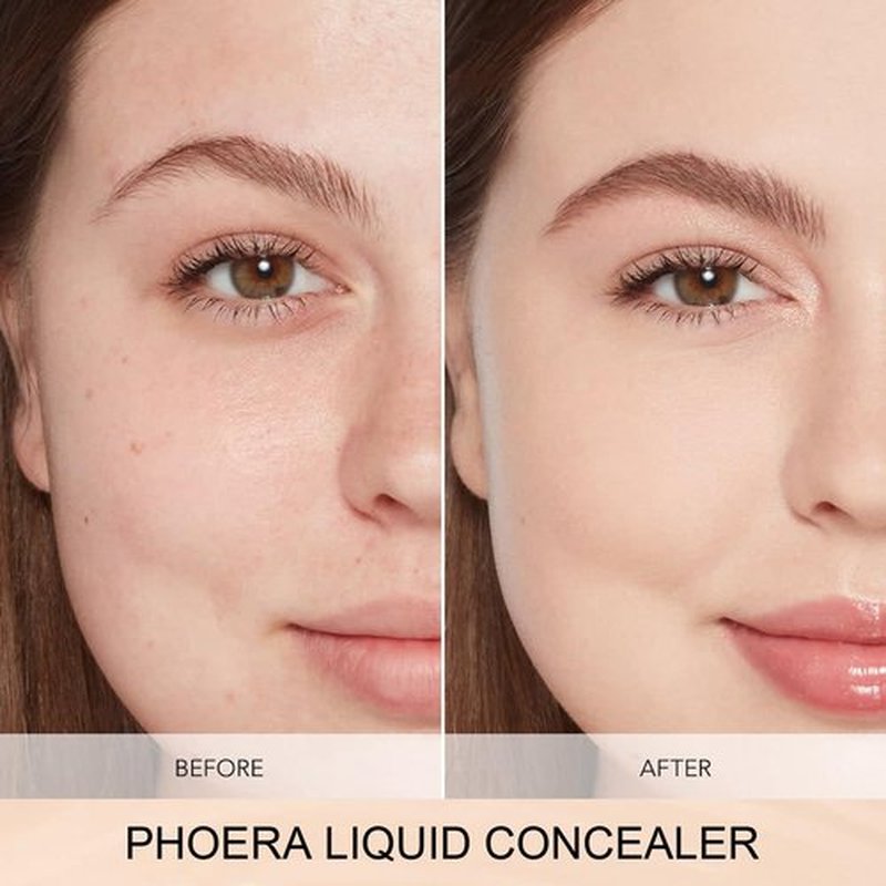 PHOERA Foundation Full Coverage,PHOERA Concealer Lightweight Full Coverage,PHOERA Makeup Long Lasting Wrinkles Matte Natural Finish for a Flawless Complexion(102 Nude+102#NEUTRAL)