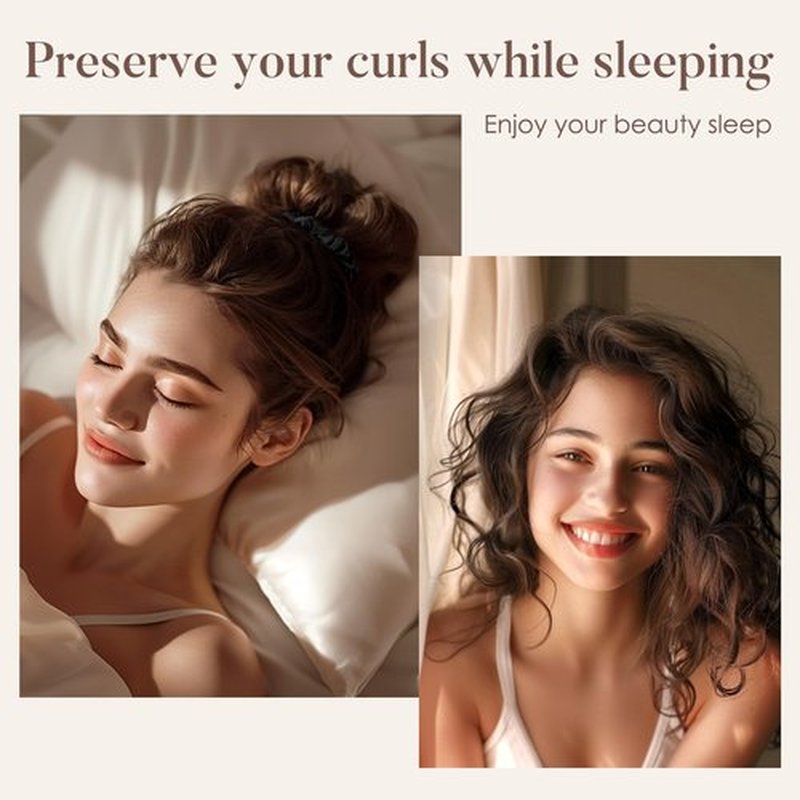 LULUSILK Small Silk Hair Ties No Damage, 100% Real Mulberry Silk, Skinny Scrunchies Ponytail Holders for Thin Fine Hair, Black, Pack of 3