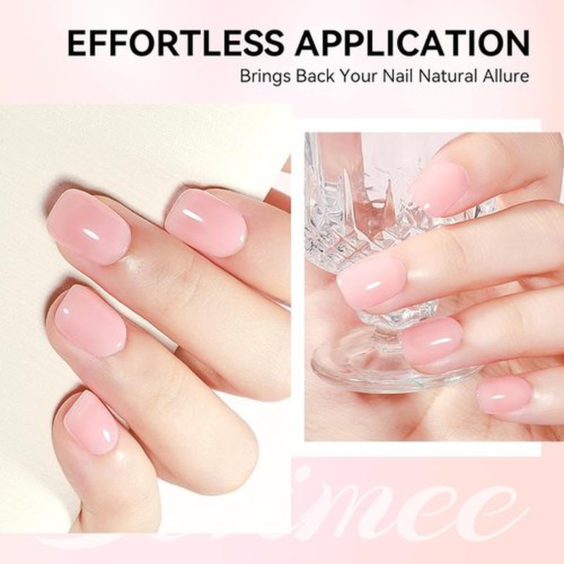 Skiennix Nail Strengthener - Quick Dry Hardener for Weak Nails | 12ML Nude Repair Polish