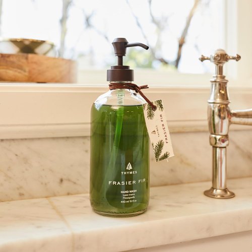 Thymes Hand Wash - Frasier Fir Scent - 15 Fl Oz | Nourishing & Refreshing Cleanser