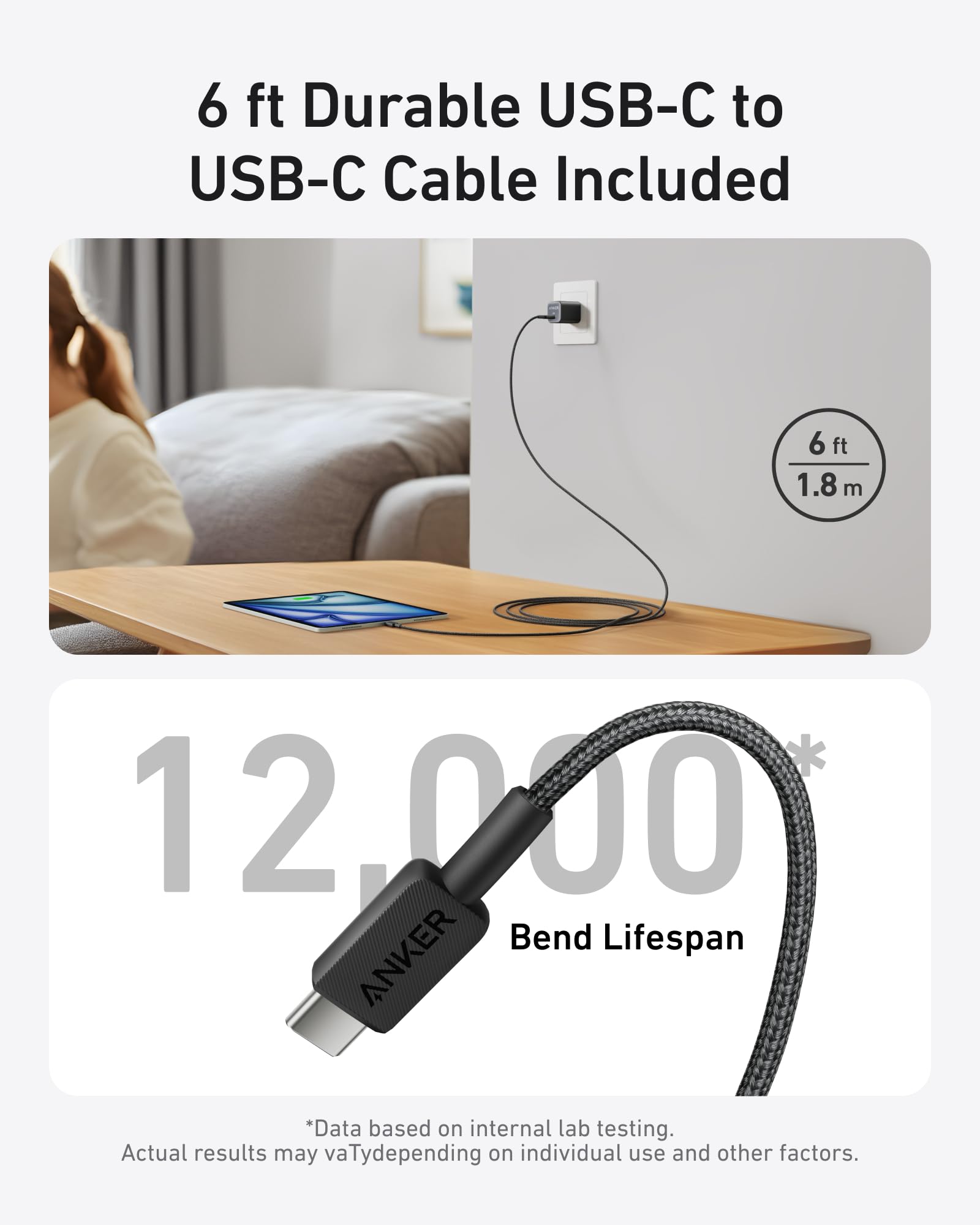 Anker Nano Phone Charger, USB C GaN Charger 30W, PIQ 3.0 Foldable PPS Fast Charger USB C for iPhone 17/16 and More Series, Galaxy, iPad, Compatible with MagSafe