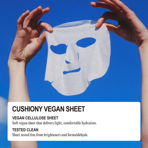 NUNIES Hydrating Sheet Mask – Korean Moisturizing Face Mask for Dry & Sensitive Skin | 10-Layer Hyaluronic Acid, Trehalose & Allantoin | Glow, pH-Balanced | Fragrance-Free, Colorant-Free | 5 Sheets
