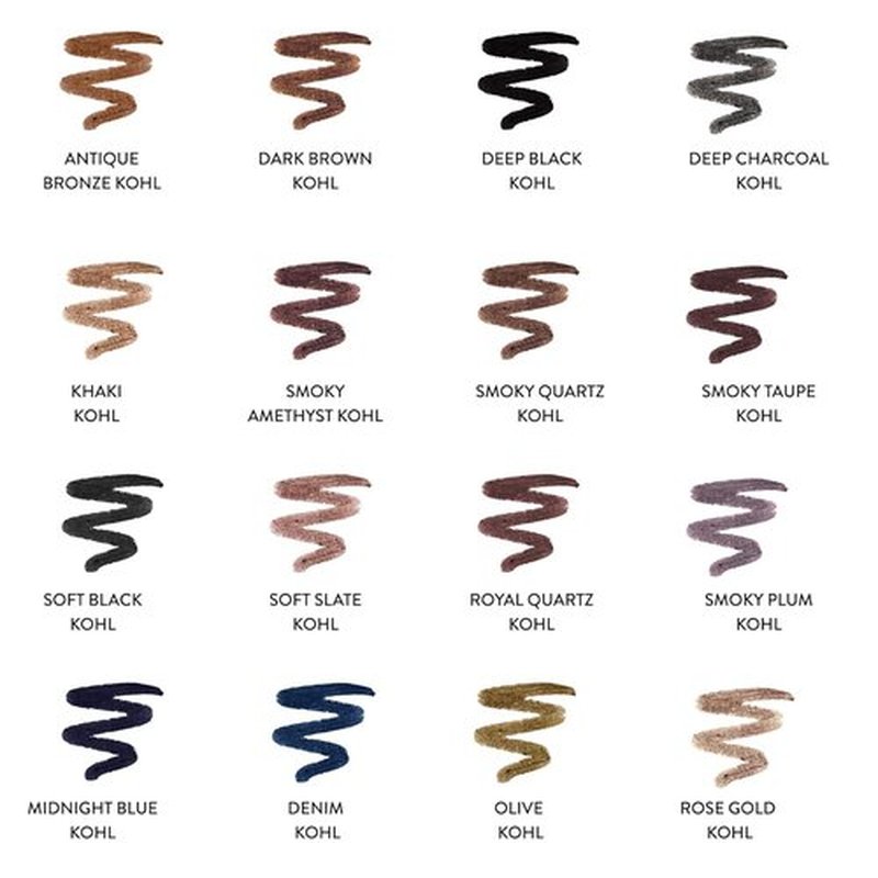 LAURA GELLER NEW YORK Kajal Kohl Eyeliner Pencil - Longwear, Smooth & Blendable, Deep Black