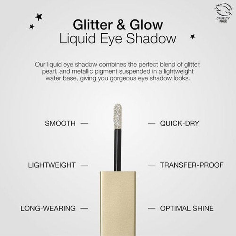Stila Magnificent Metals Liquid Eye Shadow - Stunning Glitter Finish for All-Day Wear
