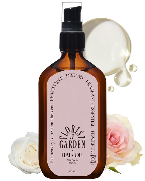 ODID Milk Protein Intensive Perfume Hair Oil - Korean Anti Frizz Nourishing & Smoothing Hair Serum - Refreshing & Sweet Floral Scent - with 10,000ppm Argan Oil & 6 Plant-Based Oils, 3.38 fl.oz.