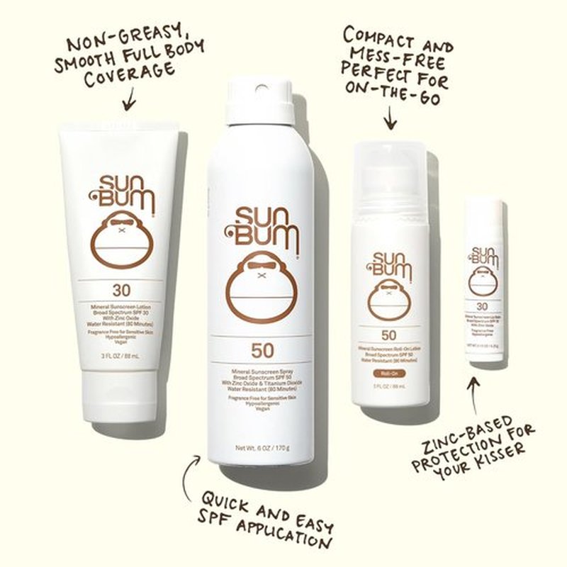 Sun Bum Mineral SPF 50 Sunscreen Lotion - Broad Spectrum Moisturizing Formula with Vitamin E - Travel Size 3 oz | Vegan & Hawaii Compliant