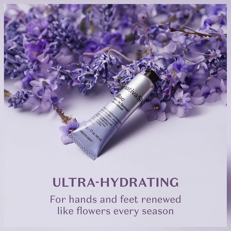 Nativa SPA by O Boticário, Lilac Hand Cream, Hydrating Quinoa Oil & BioRetinol Lotion with the Essence of Lilac Flowers, 1.7 Ounce