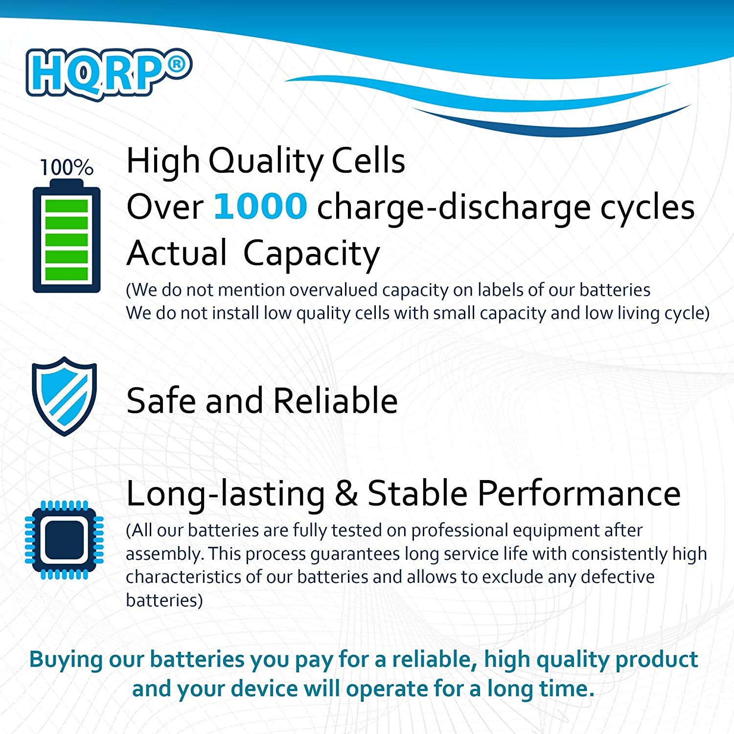 HQRP 10-Pack Battery Compatible with Wahl 00745-302 745-302 9877 9879 8900 8061 7070 7353 7045 7030 7037 7355 5-Star Shaver Trimmer