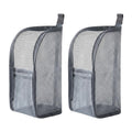 Fauppt Portable Lightweight Travel Toiletry Bag Standing Toiletry Bag,2026 EVA Mesh Cosmetic Waterproof Bag Travel Essentials (Grey*2)
