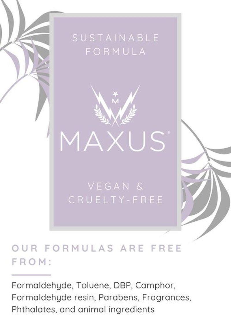 MAXUS Nails Quick-Dry Top Coat – High Shine, Chip-Resistant, Non-Yellowing & Long-Lasting Nail Polish Protector – Vegan, 10-Free, Clear Glossy Finish, 0.5 Oz