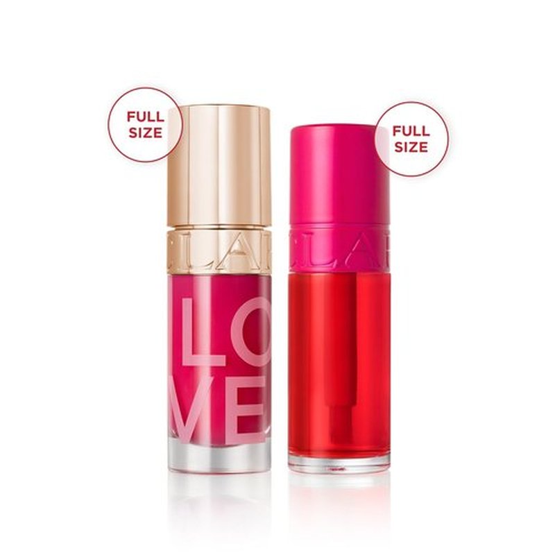 Clarins Lip Comfort Oil - Hydrating & Nourishing Lip Oil | Sheer High Shine Finish | 93% Natural | 0.2 Ounces
