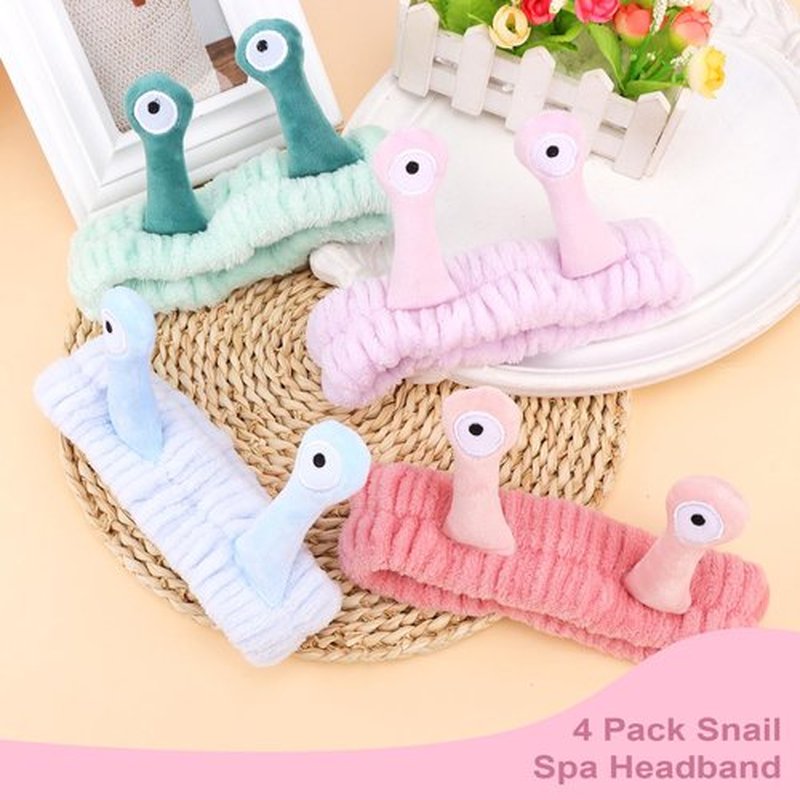 Canitor Snail Spa Headband Makeup Skincare Headband for Washing Face Small Cute Fun Funny Gifts Weird Stuff for Young Adult Women Teen Girl Self Skin Care Stocking Stuffers for Christmas