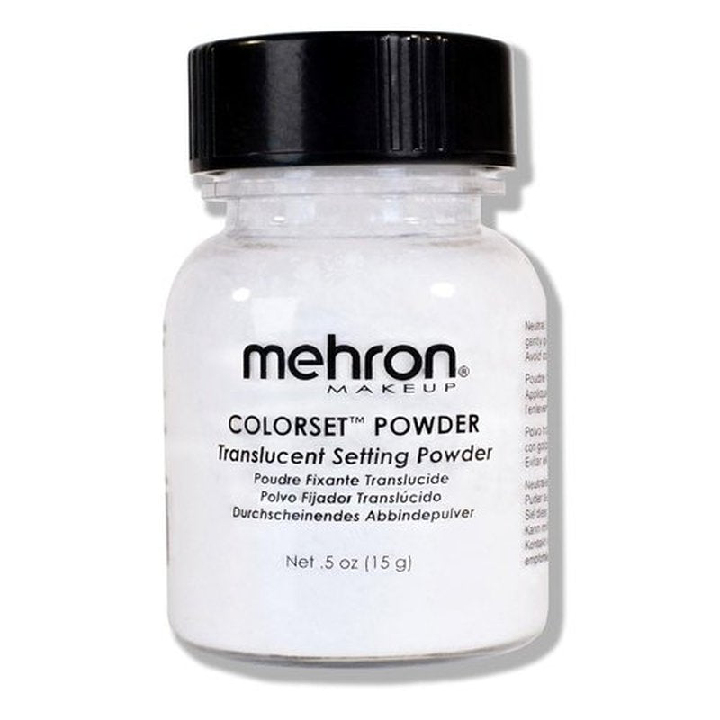 Mehron Makeup Colorset Powder - Translucent Setting Powder for Special Effects | 0.5 oz (14 g)
