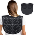 Segbeauty Hair Cutting Guide Mat Black, Longer Silicone Waterproof Cutting Mat, Professional Salon Hair Cutting Mat with Guidelines Weighted Neck Wrap for Hair Stylist