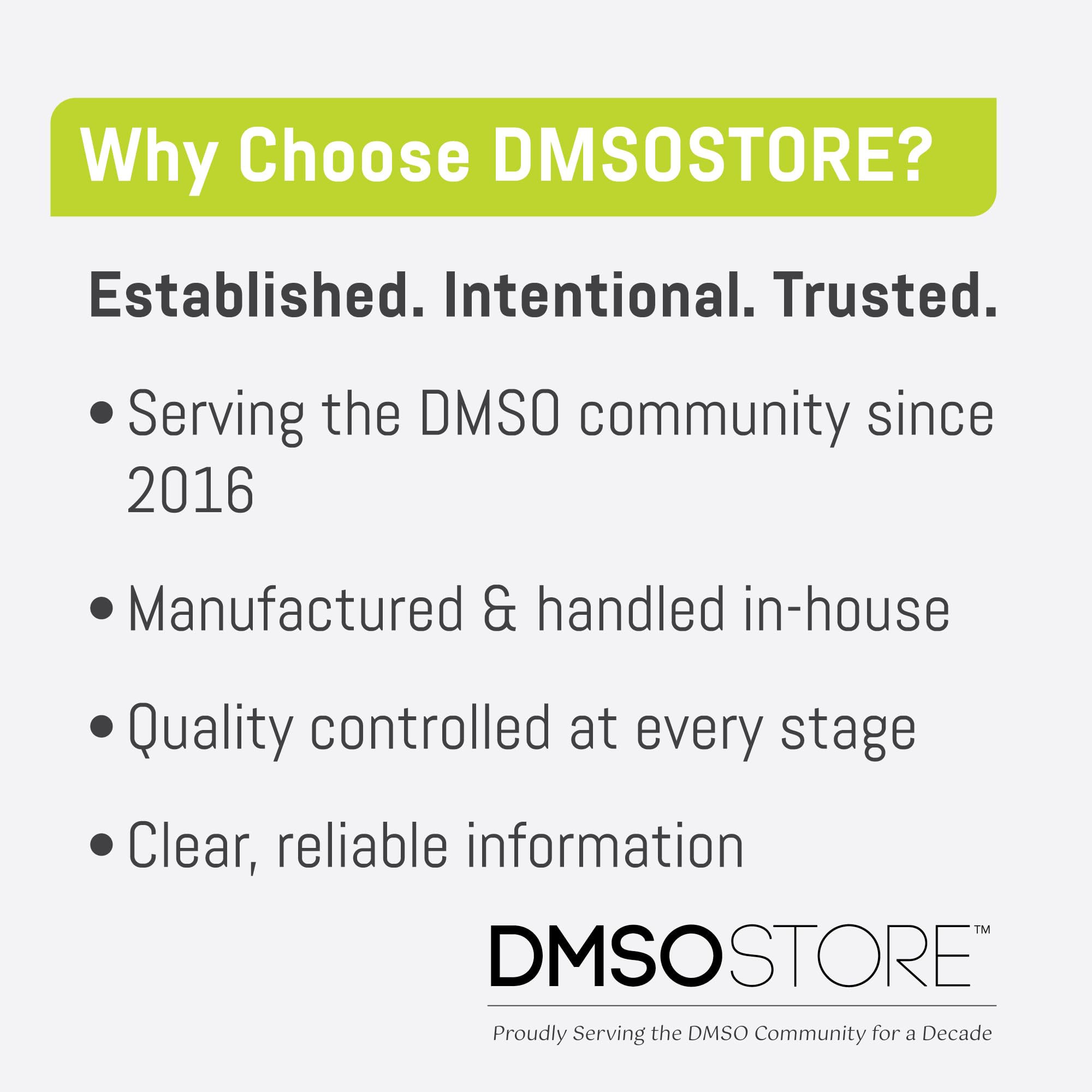 DMSO 3 oz. Roll-on Non-diluted 99.995% Low Odor Pharma Grade Dimethyl Sulfoxide Liquid