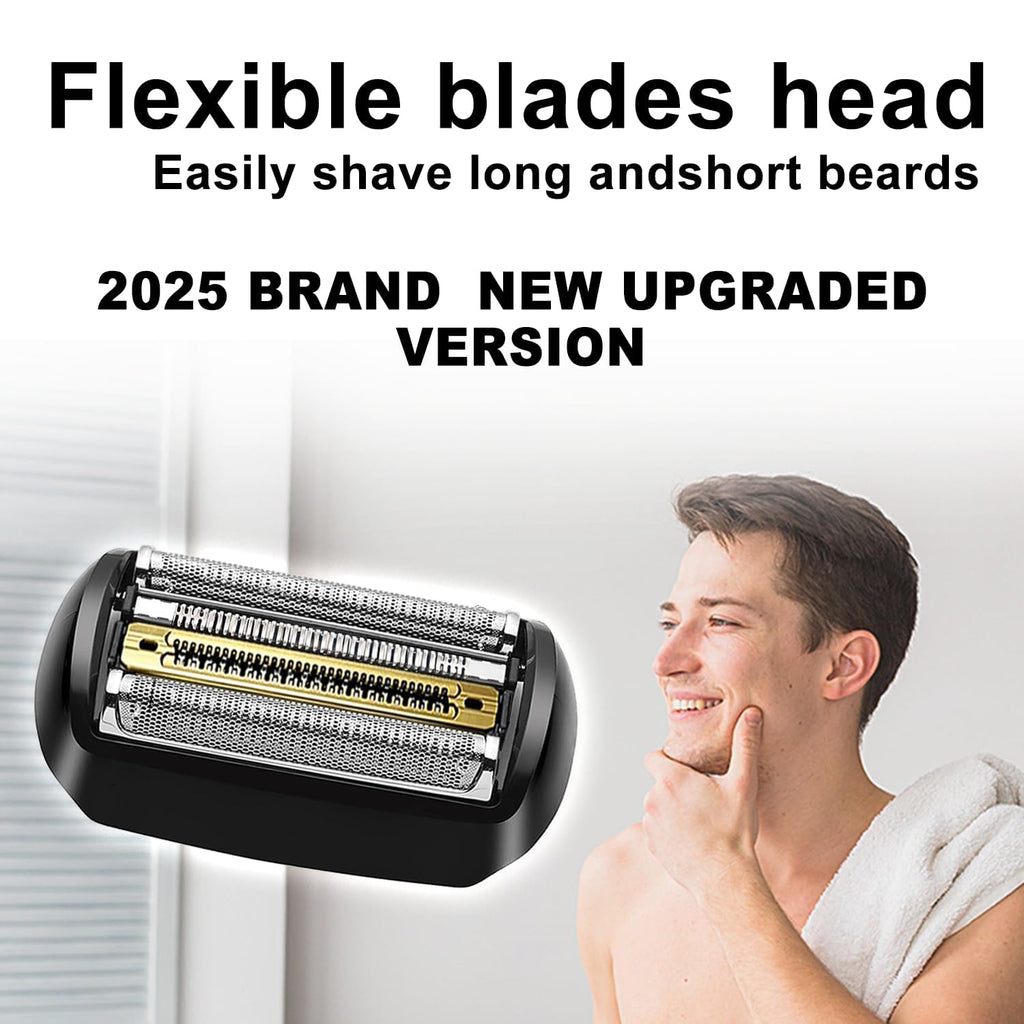 2pakcs 92B Electric Replacement Shaver Head Series 9 Accessories Shaver Compatible with Braun Series 9 Electric Razors 9290cc, 9291cc, 9370cc, 9293s, 9385cc, 9390cc, 9330s, 9296cc (Upgraded ver.)