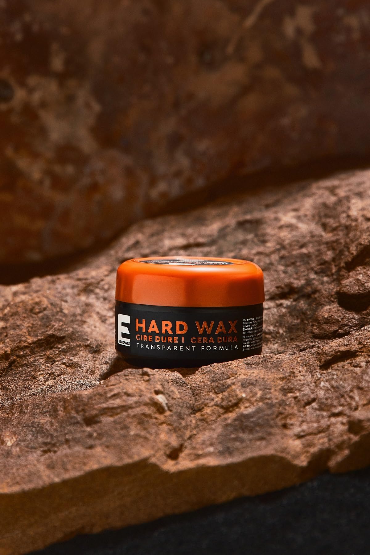 E Elegance Hair Products Transparent Hair Styling Hard Gel Wax With Argon Oil, Hard Hold, 3.38 Oz
