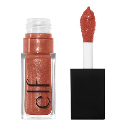 e.l.f. Glow Reviver Lip Oil - Nourishing Hydration with High-Shine Glimmer Finish | Minty Scent, Non-Sticky, Vegan