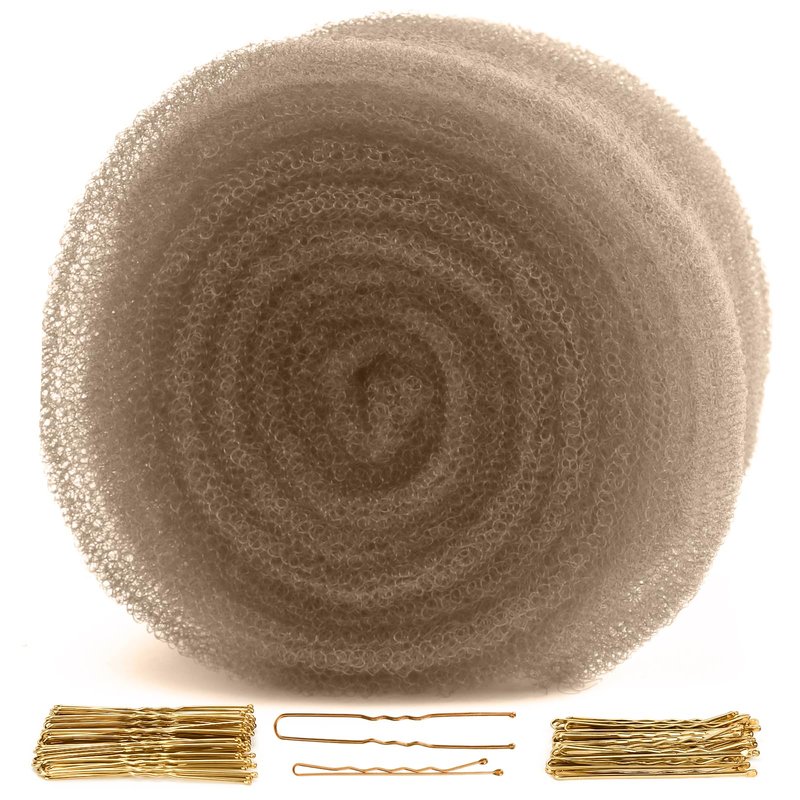 YGQQOY Hair Sponge for Updos,Volume Bumps Insert,Tan Brown Hair Filler&Padding for Updo